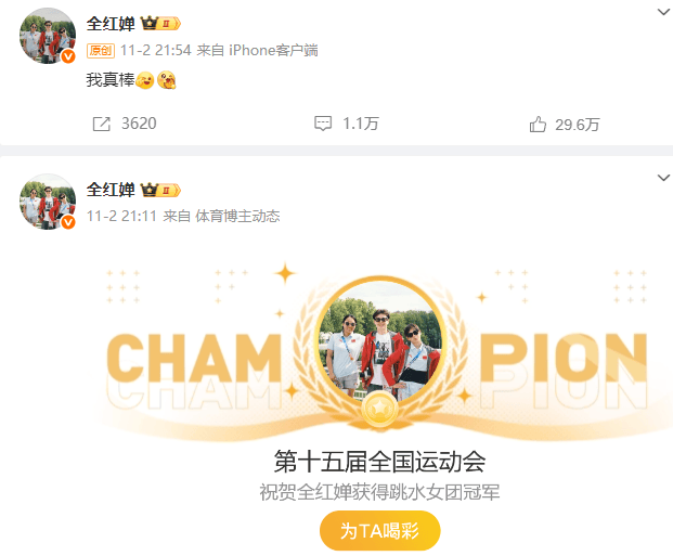 全红婵深夜发文:没有白走的路,对错都是我的脚印